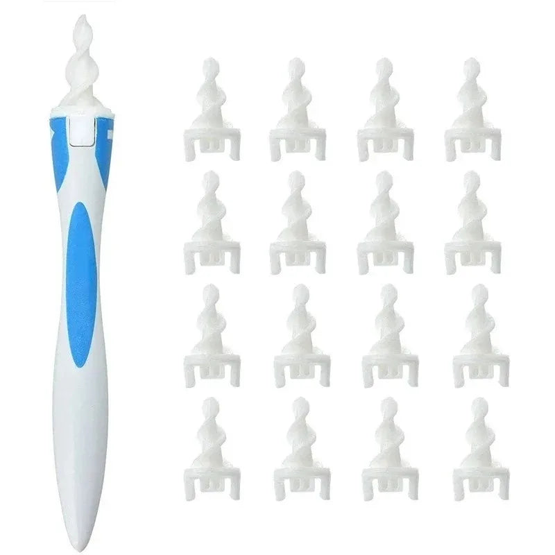 Reusable Spiral Silicone Ear Wax Removal Tool