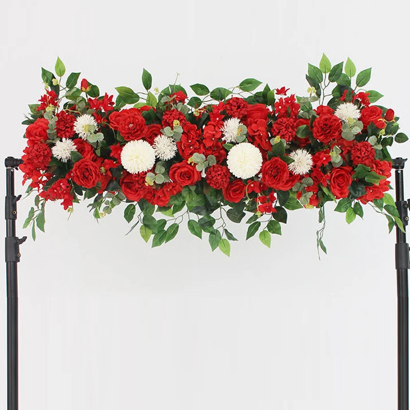 Silk Flower Wall Backdrop