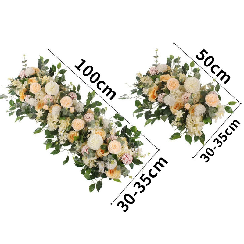 Silk Flower Wall Backdrop