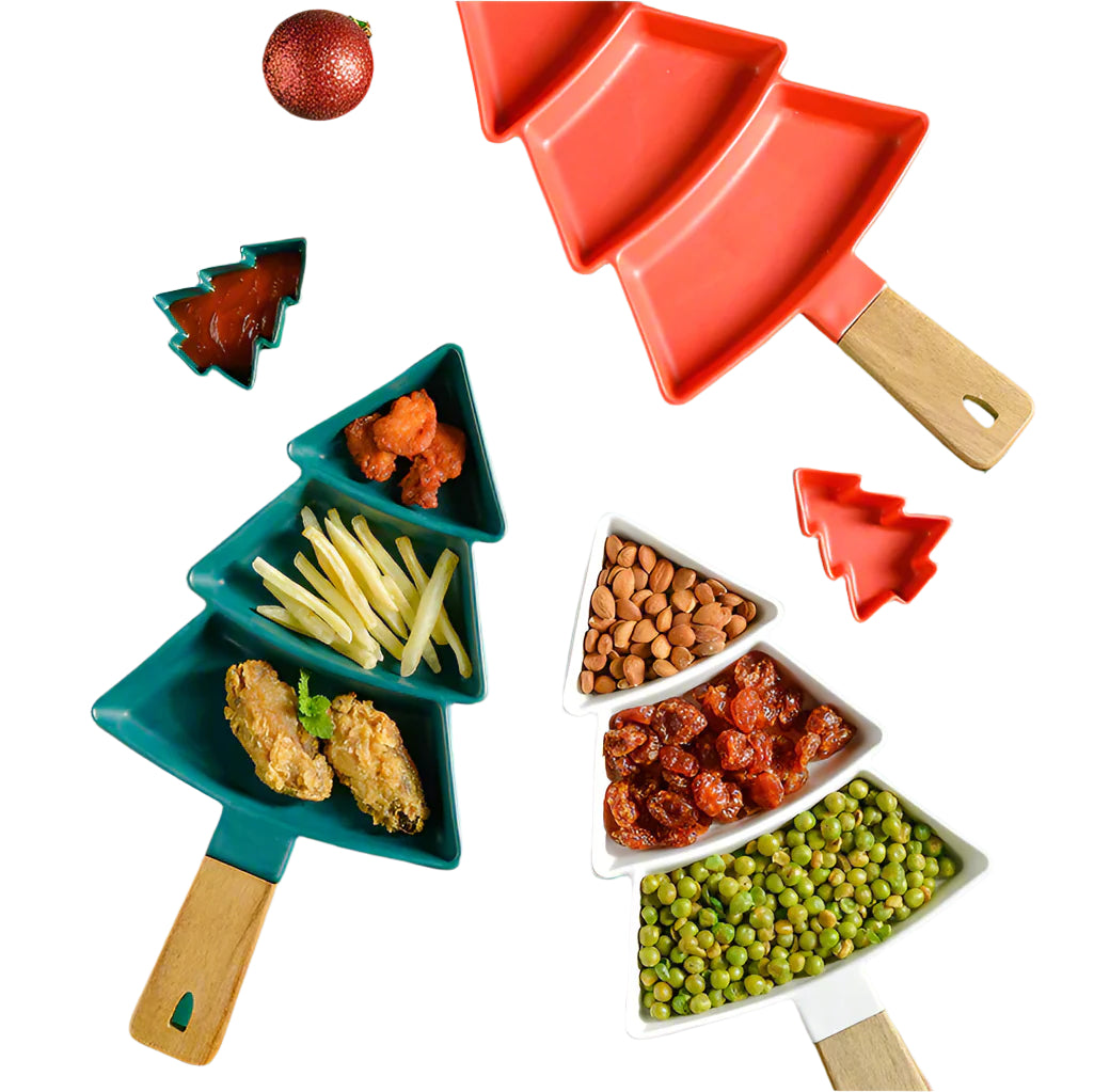 Christmas Tree Snack Tray