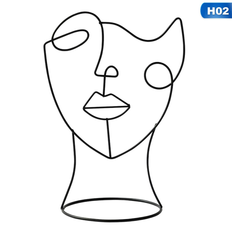 Modern Nordic Metal Sculpture