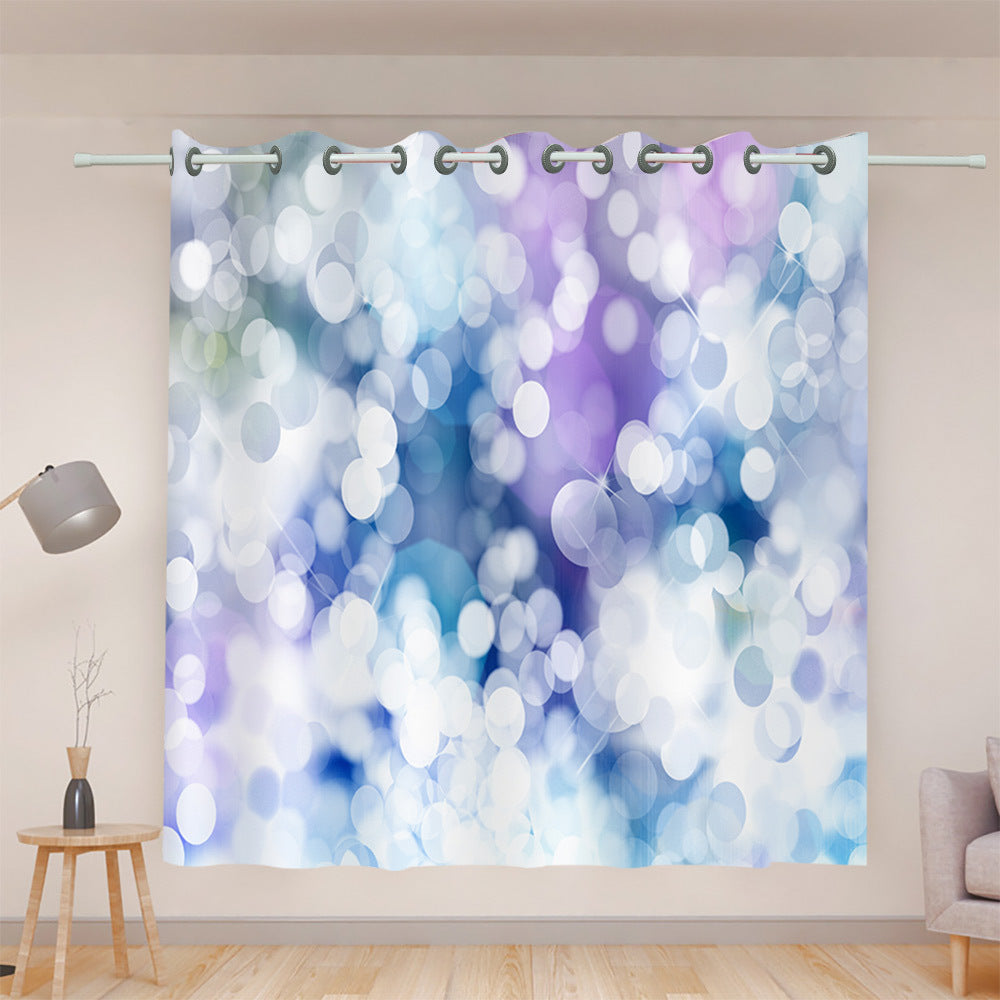 Christmas Blackout Silk Curtains