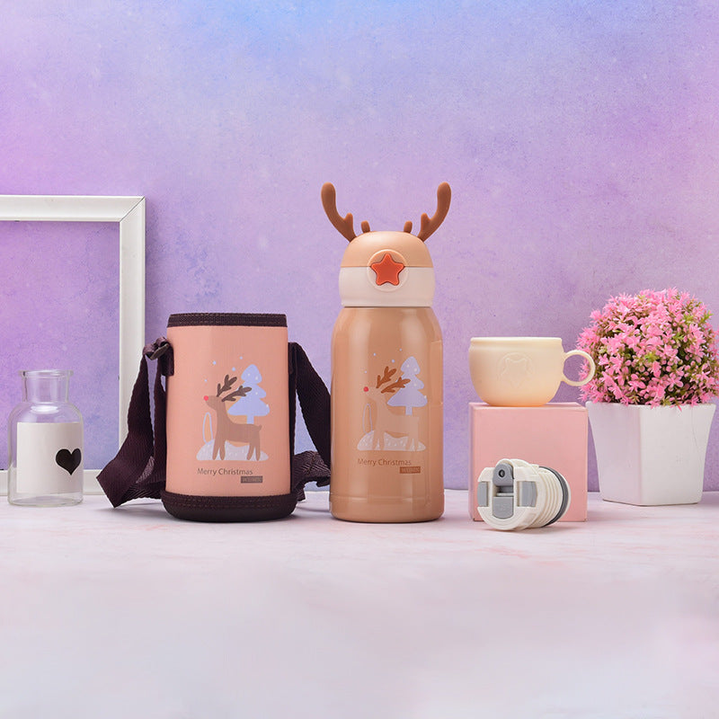 Cartoon Stainless Steel Thermal Cup
