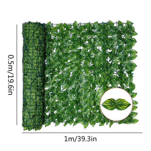 Artificial Privacy Panels Topiary Hedge Plant UV Protection Privacy Screen Garden Fence For Indoor Outdoor Backyard Home Decor