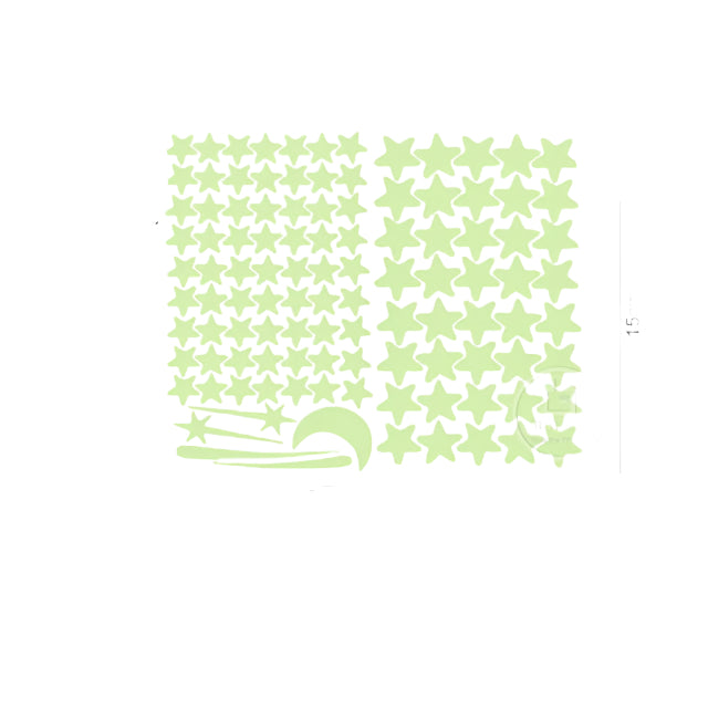 Glow-in-the-Dark Moon and Stars
