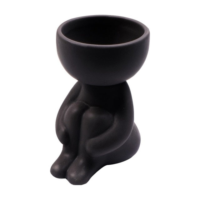 Creative Humanoid Ceramic Flower Pot