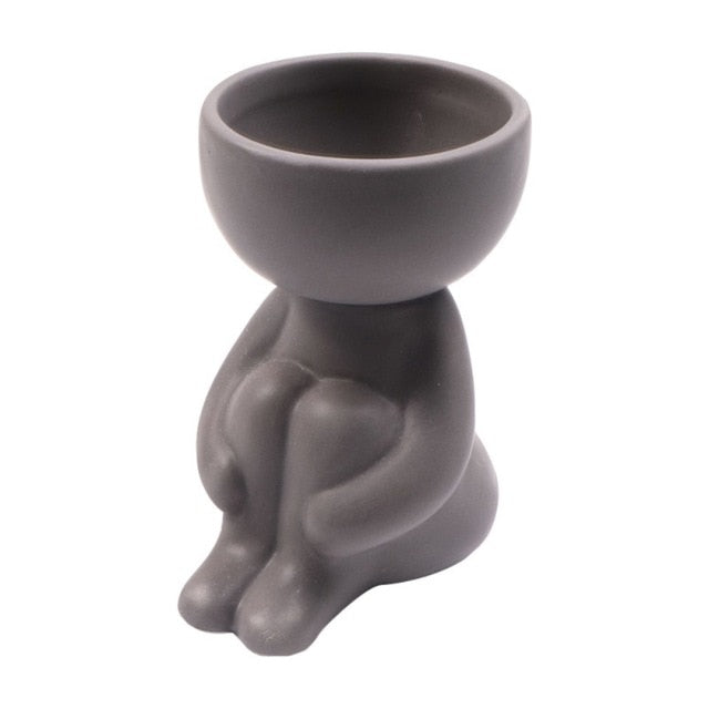 Creative Humanoid Ceramic Flower Pot
