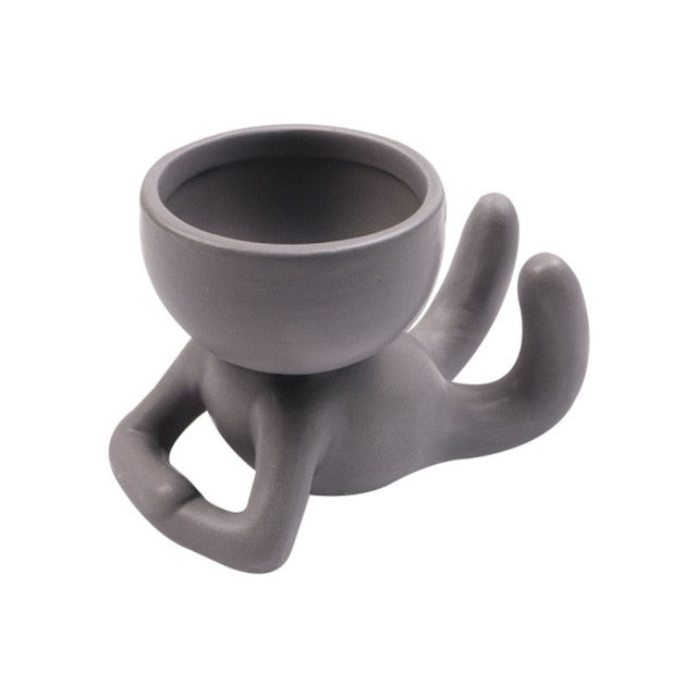 Creative Humanoid Ceramic Flower Pot