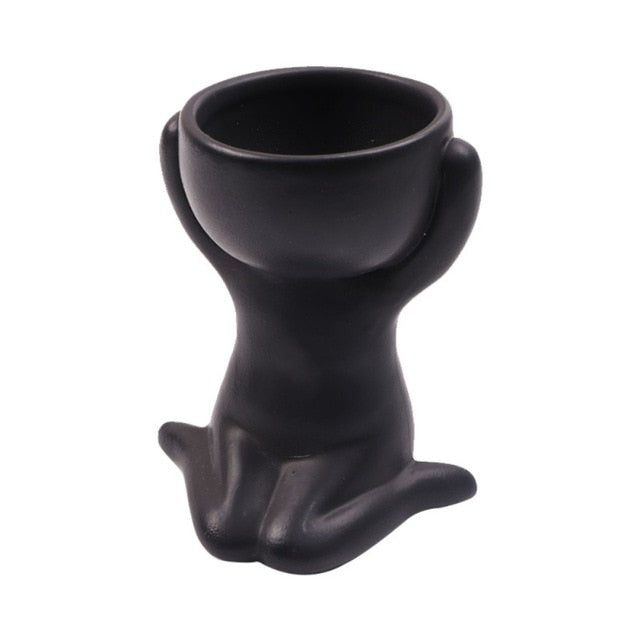 Creative Humanoid Ceramic Flower Pot