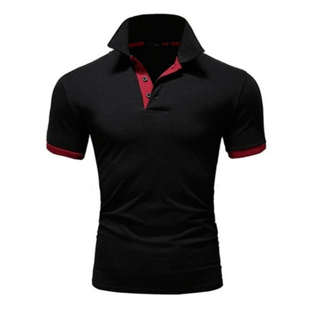 Covrlge Polo Shirt Men Summer Stritching Men's