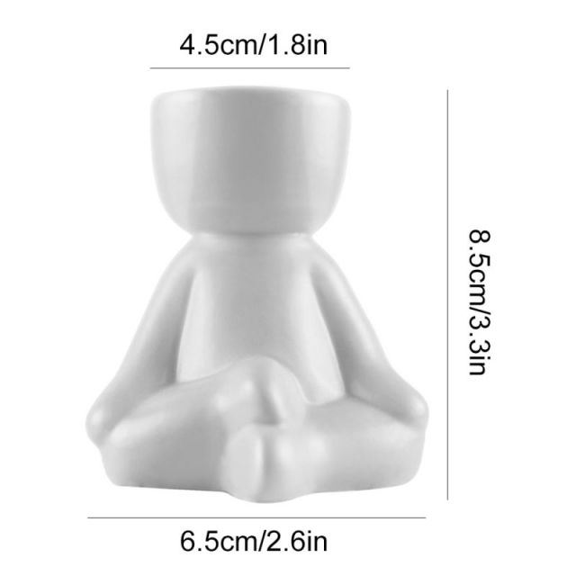 Creative Humanoid Ceramic Flower Pot