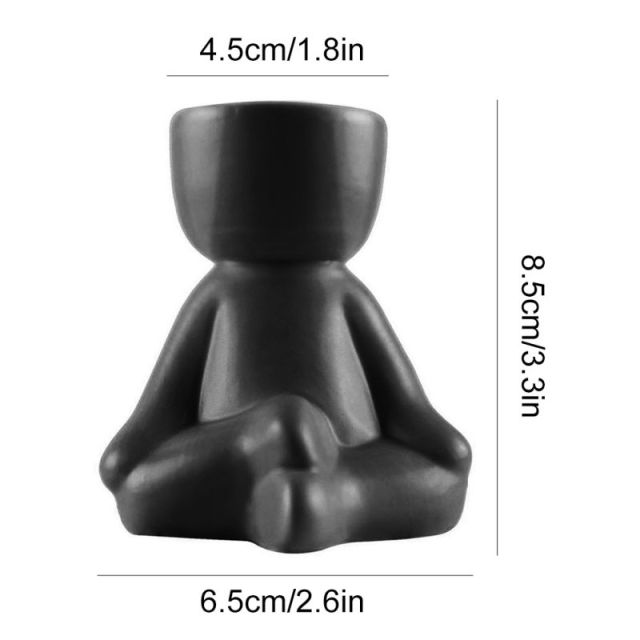 Creative Humanoid Ceramic Flower Pot