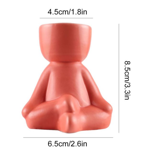 Creative Humanoid Ceramic Flower Pot