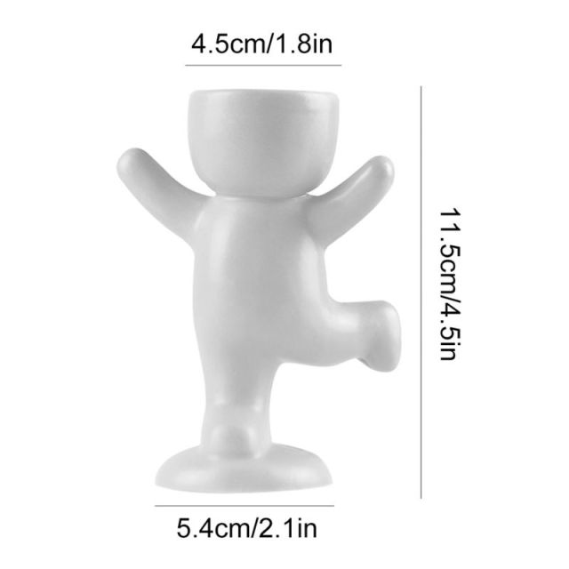 Creative Humanoid Ceramic Flower Pot