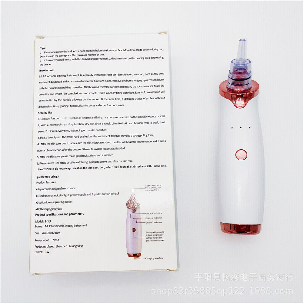 Blackhead cleaning beauty instrument