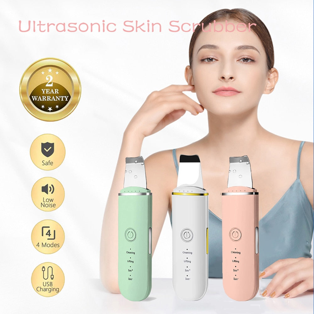 Beauty Ultrasonic Skin Scrubber USB Plug Facial Blackhead Remover