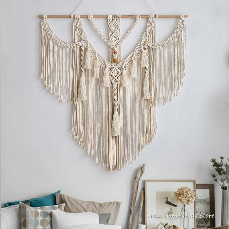 Macrame Tapestry Boho Decoration Nordic Style Hand Woven Tapestry