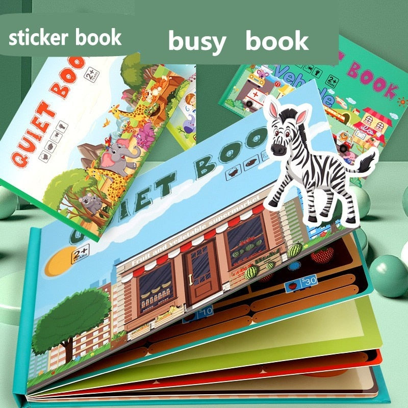 Montessori Busy Book - Educational Activity for Kids' Christmas