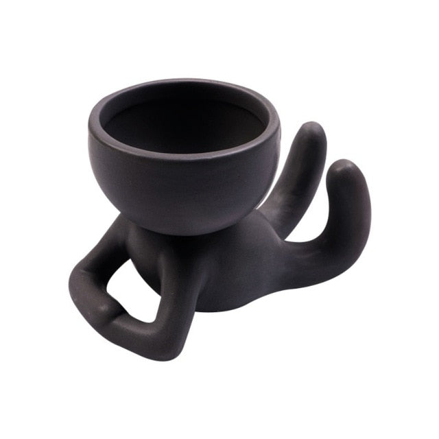 Creative Humanoid Ceramic Flower Pot