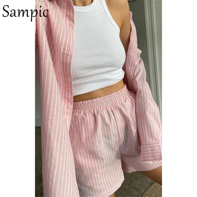 Sampic Loung Wear Tracksuit Women Shorts