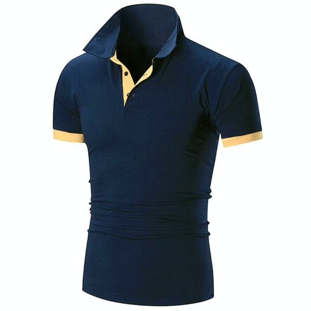 Covrlge Polo Shirt Men Summer Stritching Men's