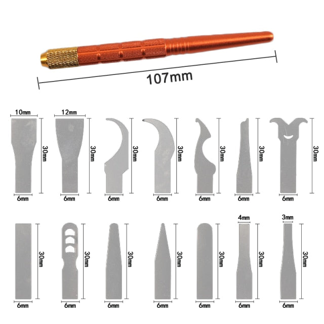 8in 1 IC Chip Repair Thin  Tools Set