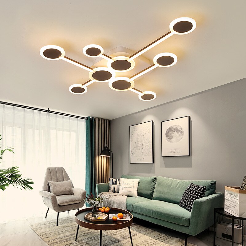 Radiant Nordic LED Ceiling Light for Elegant Living Spaces