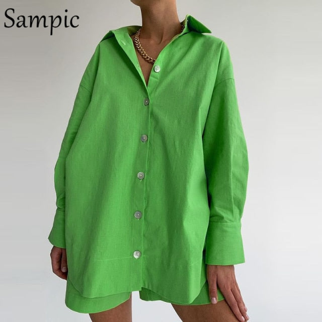 Sampic Loung Wear Tracksuit Women Shorts