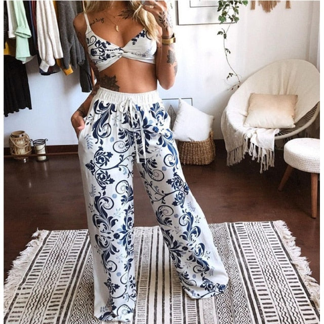 2 Pcs Suit Summer Tracksuit Sets Womens Outfits