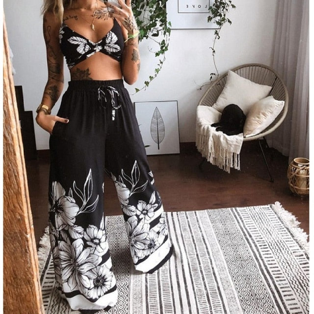 2 Pcs Suit Summer Tracksuit Sets Womens Outfits