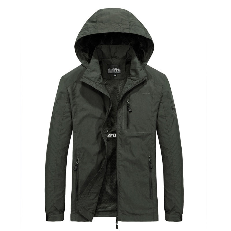 Men's Windbreaker Jackets Waterproof Military