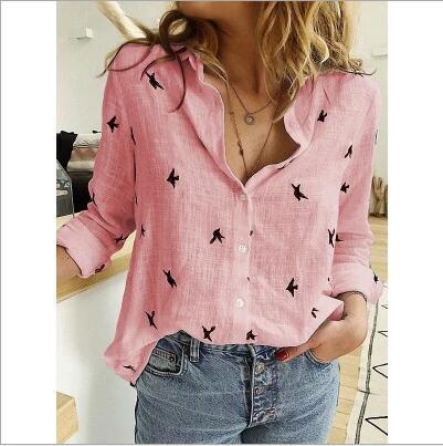 Leisure White Yellow Shirts Button Lapel Cardigan