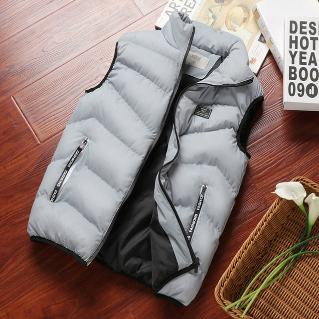 Fashion Mens Jacket Sleeveless Vest Spring